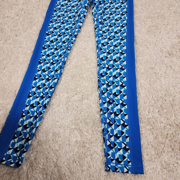 Tommy Hilfiger Leggings Womens XS Geometric High Rise Full Length Sport Stretch - Picture 4 of 8